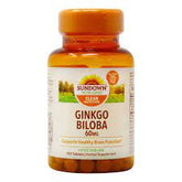 Sundown Naturals Ginkgo Biloba Standardized Extract - 60 mg - 100 Tablets - MazenOnline